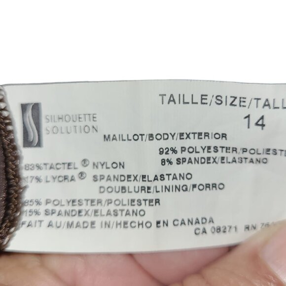 Anne Cole Brown Bikini Set - Picture 3 of 3